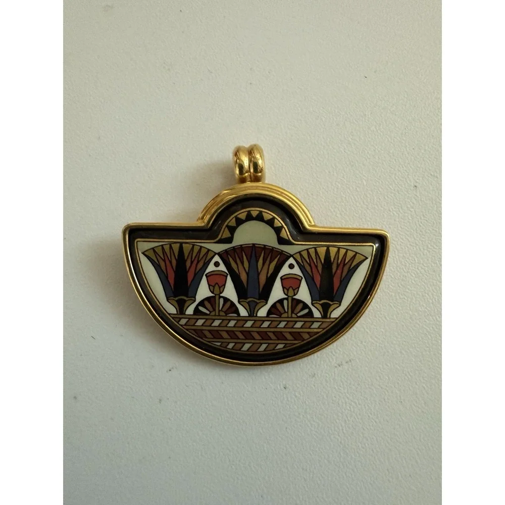 M Frey Willie Small Half‎ Moon Egypt Pendant